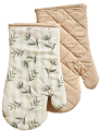 KOMPLET 2 RĘKAWIC KUCHENNYCH W KWIATKI 19x30 CM - BLOOMY