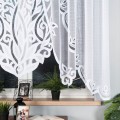 Gotowa żakardowa firanka Pola szerokość 500 x wysokość 160cm, kolor biały