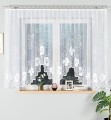 Firanka Żakardowa GRACJANA 400x160 cm – gotowa do zawieszenia, kolor biały