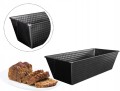 Wysoka keksówka do pieczenia chleba ciast 30x14,5x10 cm powłoka nieprzywieralna