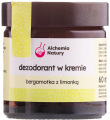 Alchemia Natury - Naturalny Dezodorant w Kremie Bergamotka & Limonka – 60 ml