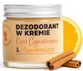 Manufaktura Bursztynnika -Naturalny  Dezodorant w Kremie Kora Cynamonu & Pomarańcza - 60 ml