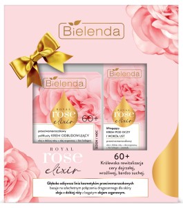 ZESTAW BIELENDA ROYAL ROSE ELIXIR 60+ Krem do twarzy + krem pod oczy