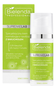 BIELENDA PROFESSIONAL  SPECJALISTYCZNY KREM NORMALIZUJĄCO-NAWILŻAJĄCY Z BAKUCHIOLEM Sebio Derm