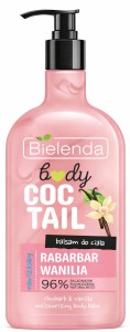 BIELENDA Nawilżający balsam do ciała RABARBAR + WANILIA 400 ml