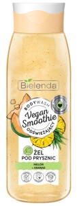 Bielenda Vegan Smoothie – Wegański kremowy żel pod prysznic Melon + Ananas, 400 g