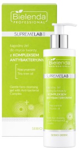 BIELENDA PROFESSIONAL  ŁAGODNY ŻEL DO MYCIA TWARZY Z KOMPLEKSEM ANTYBAKTERYJNYM Sebio Derm