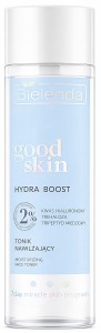 BIELENDA GOOD SKIN HYDRA BOOST – TONIK NAWILŻAJĄCY Kwas hialuronowy • Trehaloza • Tripeptyd miedziowy • 200 ml • 100% VEGAN