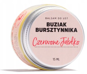 BALSAM DO UST CZERWONE JABŁKO – Manufaktura Bursztynnika Odżywienie  Ochrona Intensywne nawilżenie  Soczysty zapach jabłka