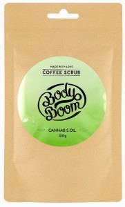 BodyBoom Peeling Kawowy „Przebojowa Konopia” Cannabis Oil 100 g