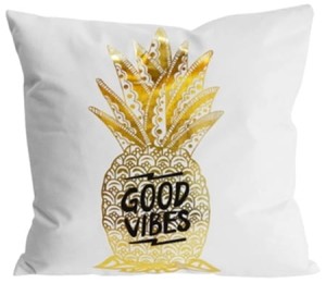 Poszewka dekoracyjna GOLD SHINE ANANAS 45x45 CM
