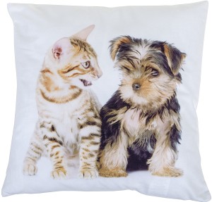 Poszewka dekoracyjna  KOT I PIES HARMONY 40x40 CM   