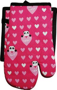 Zestaw kuchenny  Darling Panda rękawica + łapka     