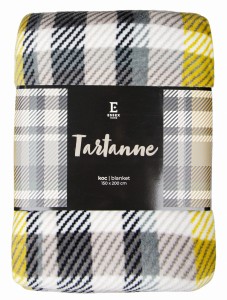 Koc TARTANNE 150x200 Kratka