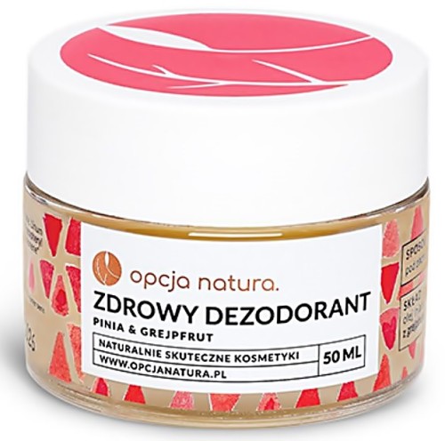 Opcja Natura Naturalny  Dezodorant Pinia & Grejpfrut- 50 ml- świeżość inspirowana lasem i cytrusami