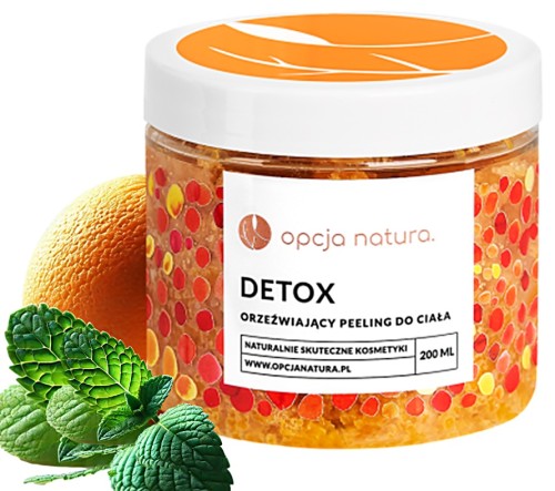 Opcja Natura  Peeling Detox – Orzeźwiający Peeling do Ciała -200 ML