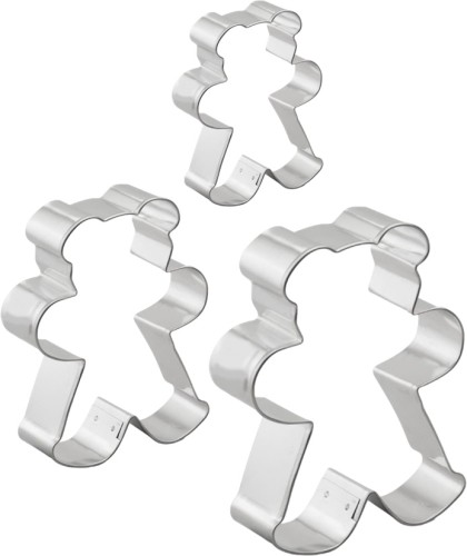 Foremki do wycinania ciastek miś 3 sztuki - rożne rozmiary - Zestaw 3 foremek