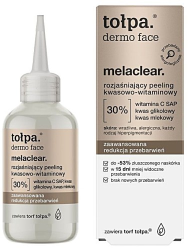Tołpa Dermo Face Melaclear – Peeling Kwasowo-Witaminowy 50 ml