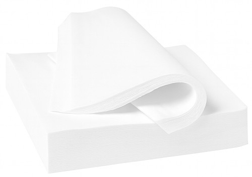 Serwetki papierowe gastronomiczne białe 15 × 15 cm, 500 sztuk