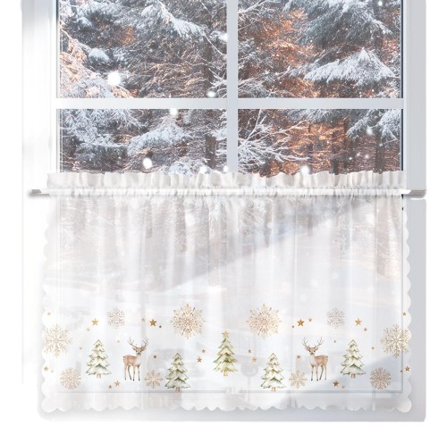 Zazdrostka Woalowa CHOINKI – Zimowa Opowieść  Szerokość 100 cm × wysokość 60 cm – Boże Narodzenie