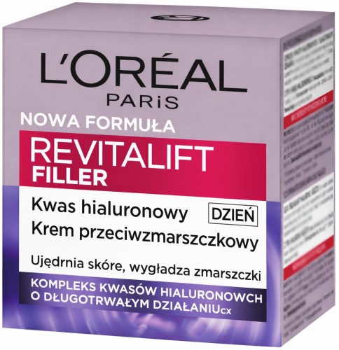 L’Oréal Paris Revitalift Filler – Krem na dzień z kwasem hialuronowym 40+ | 50 ml