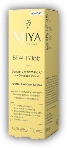 MIYA BEAUTY.lab – Serum z witaminą C 30 ml - na przebarwienia  wyrównujące koloryt