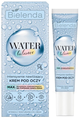 Bielenda WATER BALANCE – INTENSYWNIE NAWILŻAJĄCY KREM POD OCZY 15 ml