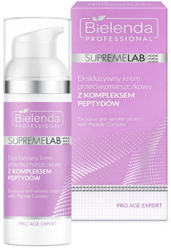 BIELENDA PROFESSIONAL SUPREMELAB Przeciwzmarszczkowy krem z kompleksem peptydów  50 ml