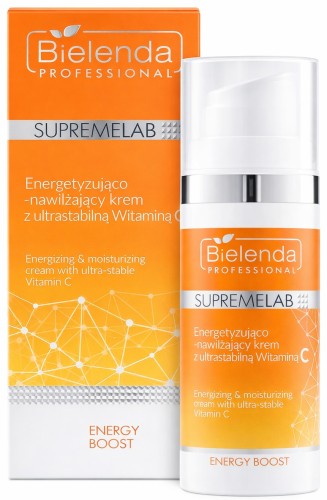 BIELENDA PROFESSIONAL  ENERGETYZUJĄCO-NAWILŻAJĄCY KREM ZE STABILNĄ WITAMINĄ C Energy Boost
