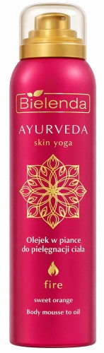 BIELENDA OLEJEK DO PIELĘGNACJI CIAŁA W PIANCE – FIRE Ayurveda Skin Yoga 150 ml