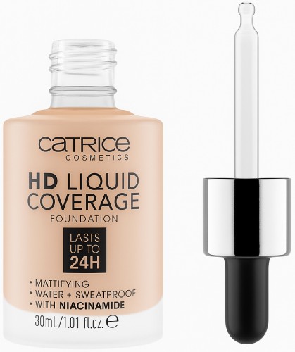 Catrice HD Liquid Coverage Foundation – Podkład Light Beige 010 30 ml
