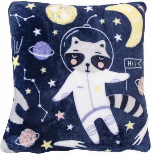 Niebieska poszewka dekoracyjna CUTE ANIMALS 40x40 CM