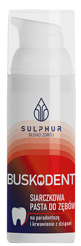 Sulphur Busko Zdrój  BUSKODENT Siarczkowa Pasta do Zębów – 75 g