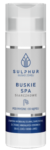 Sulphur Busko Zdrój SPA Siarczkowe 200g  Żel pod prysznic/ Płyn do kąpieli- nawilża łagodzi atopowe zapalenie skóry, łuszczyce