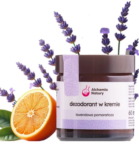Alchemia Natury -  Naturalny Dezodorant w Kremie Lawendowa Pomarańcza - 60 ml