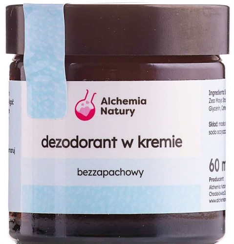 Alchemia Natury - Naturalny Dezodorant w Kremie Bezzapachowy – 60 ml
