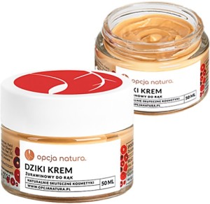 Opcja Natura Dziki Krem Żurawinowy do Rąk - 50 ml - intensywnie nawilża i regeneruje skórę, krem z mocznikiem