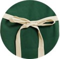 BAWEŁNIANY  FARTUCH KUCHENNY "BASIC" 60x75 CM -  Zielony