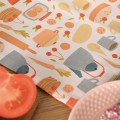 COOKING WITH LOVE – komplet 3 jesiennych ścierek kuchennych 40×60 cm 100% bawełny, doskonale chłoną wodę