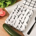 GOOD FOOD GOOD MOOD – komplet 3 ścierek kuchennych 40×60 cm  100%  bawełny, doskonale chłoną wode