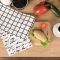 GOOD FOOD GOOD MOOD – komplet 3 ścierek kuchennych 40×60 cm  100%  bawełny, doskonale chłoną wode