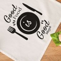 GOOD FOOD GOOD MOOD – komplet 3 ścierek kuchennych 40×60 cm  100%  bawełny, doskonale chłoną wode
