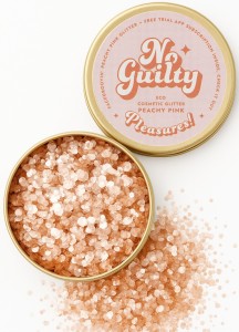 No Guilty Facegroovin' Peachy Pink Glitter | Bio brokat kosmetyczny do twarzy i ciała | 10 g | Ministerstwo Dobrego Mydła