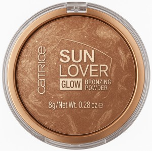 Catrice Sun Lover Glow Bronzing Powder 010  Sun-kissed Bronze – Puder brązujący z efektem rozświetlenia 8 g