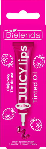 BIELENDA Juicy Lips - Malinowy Olejkowy Tint do Ust z Kolorem