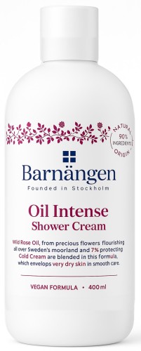 Barnängen Oil Intense – kremowy żel pod prysznic do skóry suchej i bardzo suchej 400ml