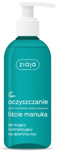 Ziaja Liście Manuka – żel myjący normalizujący do twarzy 200 ml