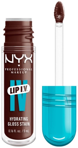 NYX PROFESSIONAL MAKEUP Lip IV. Hydrating Gloss Stain – 05 Mocha Me Wet – 5 ml