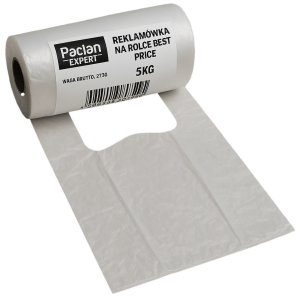 Reklamówki jednorazowe Paclan EXPERT 43×35 cm — praktyczne i wytrzymałe 120 sztuk