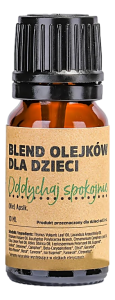 Manufaktura Bursztynnika - Blend olejków eterycznych dla dzieci „Oddychaj spokojnie” – 100% naturalny, 10 ml
